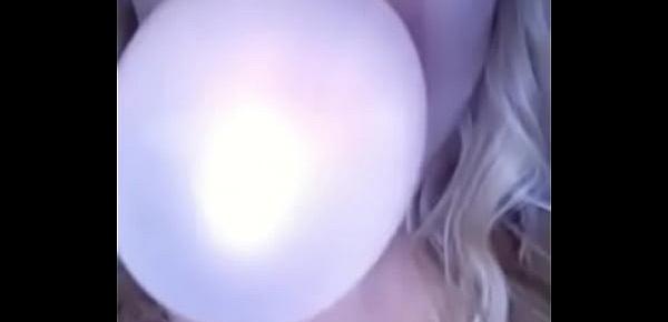  Blowing Bubble Gum Bubbles @375